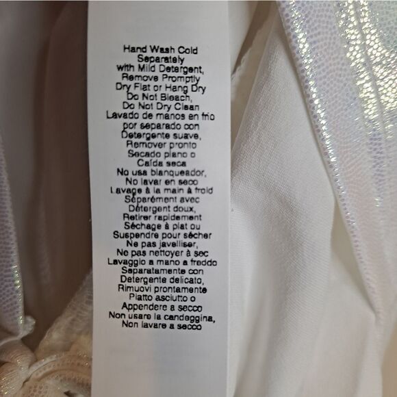 NWT Foil Iridescent Victory Dress Medium NWT - Picture 8 of 10